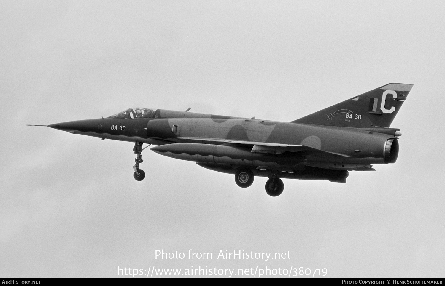 Aircraft Photo of BA30 | Dassault Mirage 5BA | Belgium - Air Force | AirHistory.net #380719