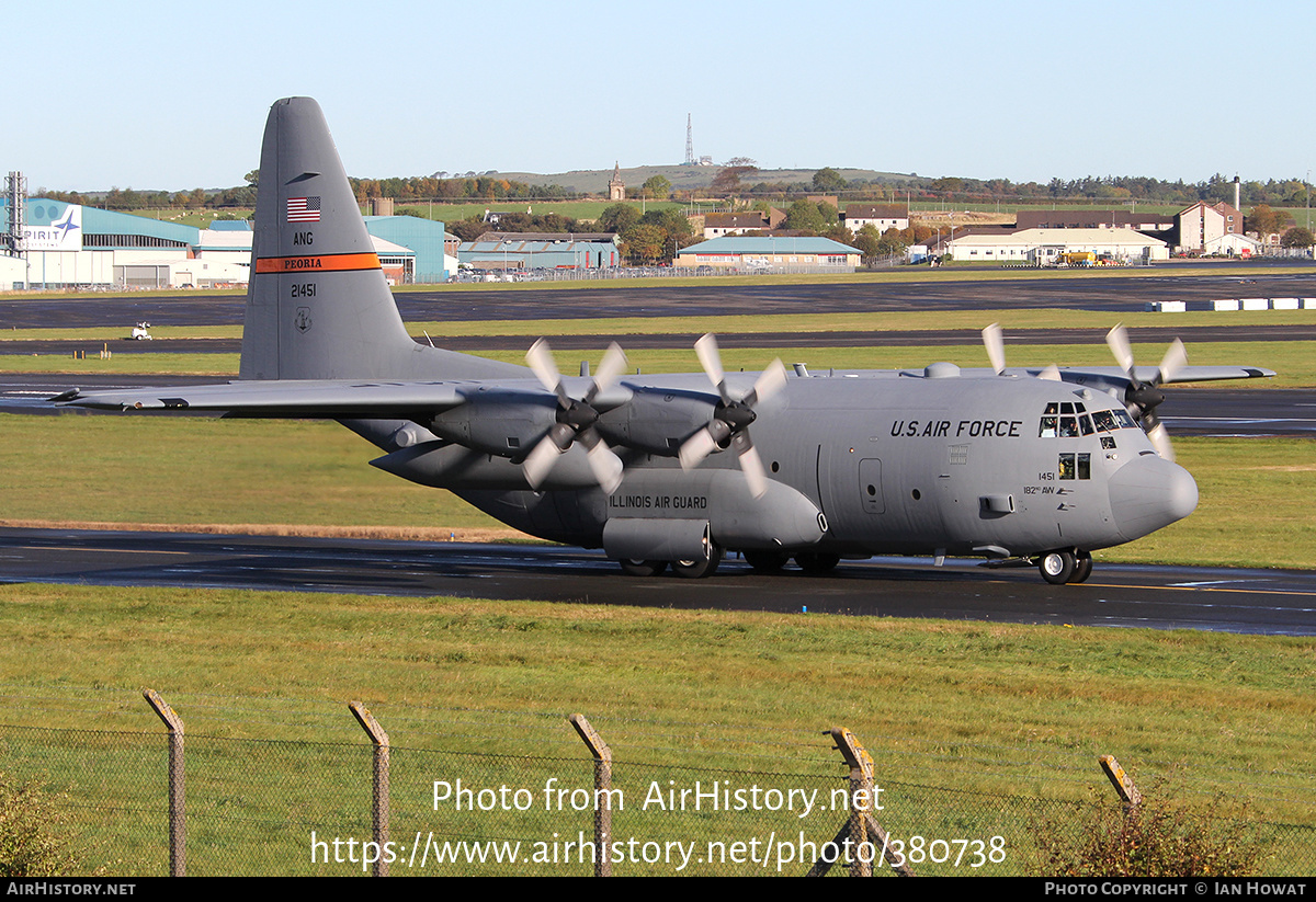 Aircraft Photo of 92-1451 / 21451 | Lockheed C-130H Hercules | USA - Air Force | AirHistory.net #380738