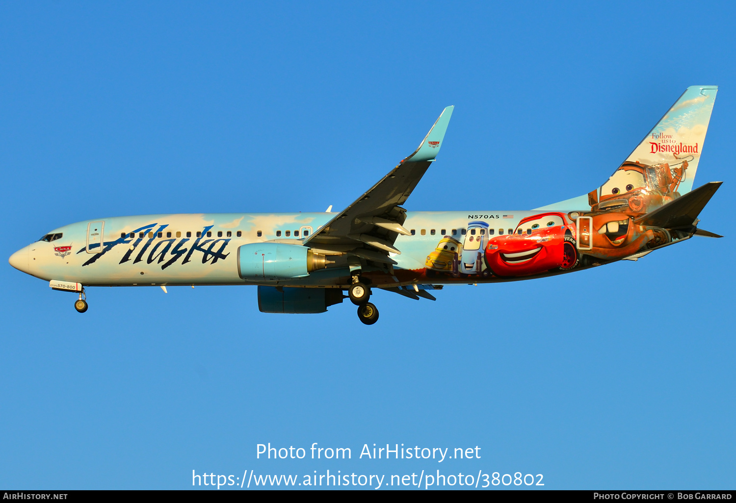 Aircraft Photo of N570AS | Boeing 737-890 | Alaska Airlines | AirHistory.net #380802