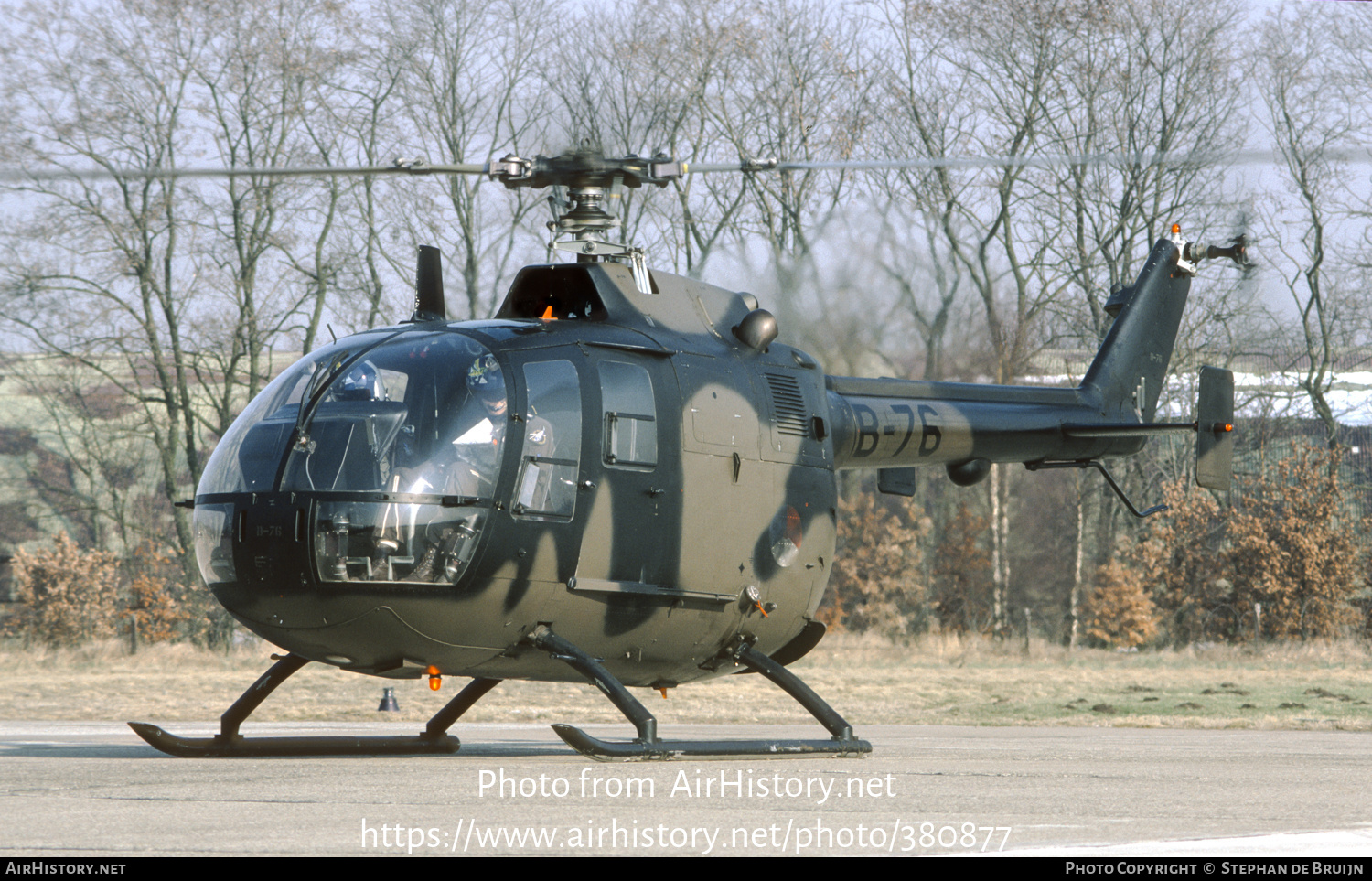 Aircraft Photo of B-76 | MBB BO-105CB-4 | Netherlands - Air Force | AirHistory.net #380877