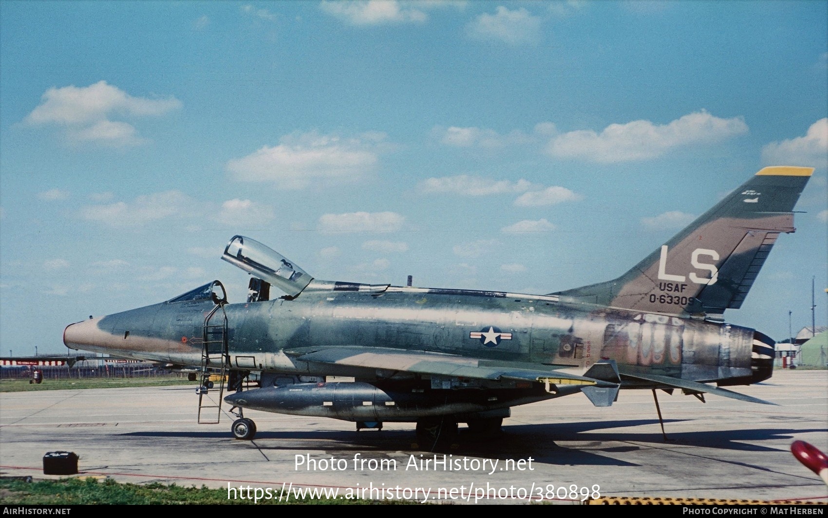 Aircraft Photo of 56-3309 / 0-63309 | North American F-100D Super Sabre | USA - Air Force | AirHistory.net #380898