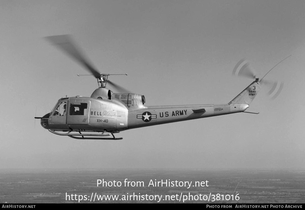 Aircraft Photo of 55-4461 / 54461 | Bell XH-40 | USA - Army | AirHistory.net #381016