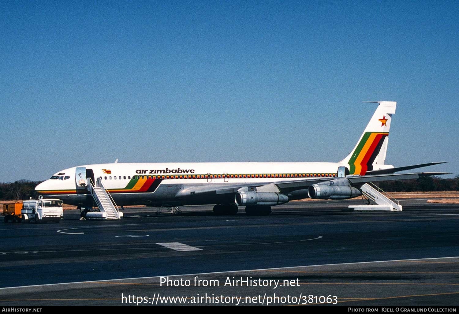 Aircraft Photo of Z-WKS | Boeing 707-330B | Air Zimbabwe | AirHistory.net #381063