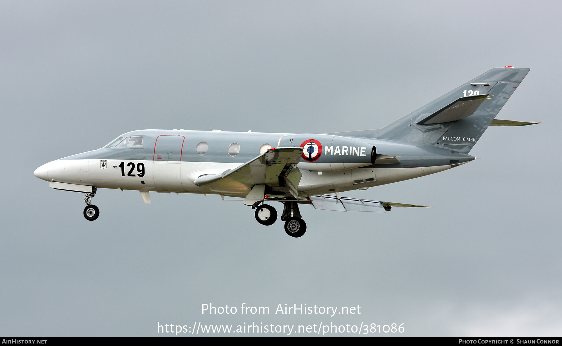 Aircraft Photo of 129 | Dassault Falcon 10MER | France - Navy | AirHistory.net #381086