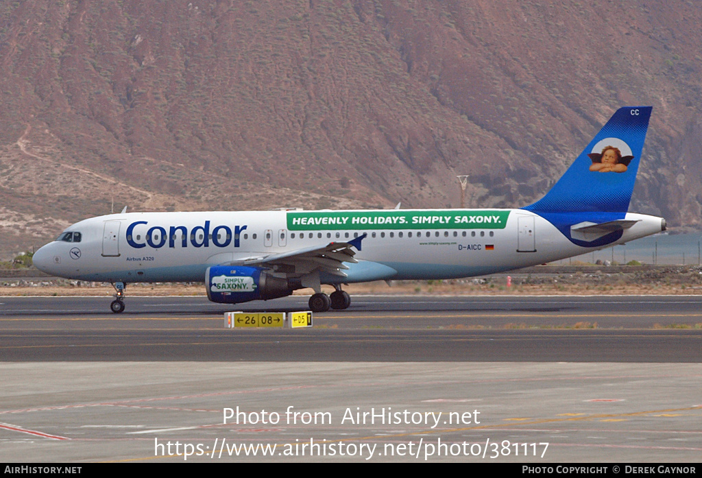 Aircraft Photo of D-AICC | Airbus A320-212 | Condor Flugdienst | AirHistory.net #381117