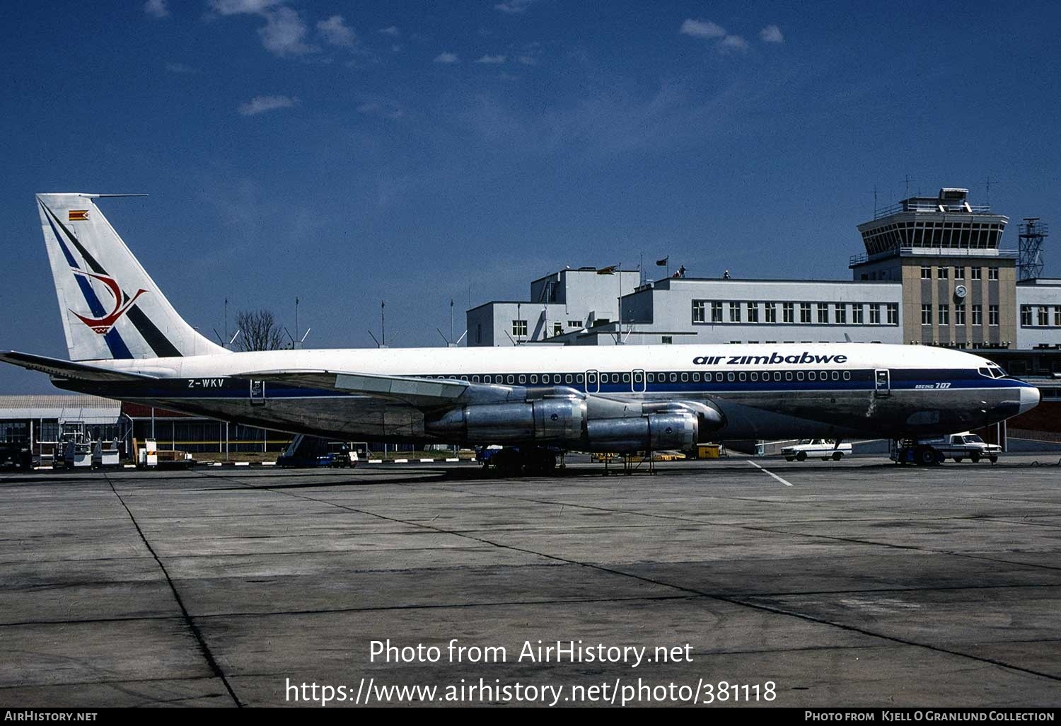 Aircraft Photo of Z-WKV | Boeing 707-330B | Air Zimbabwe | AirHistory.net #381118