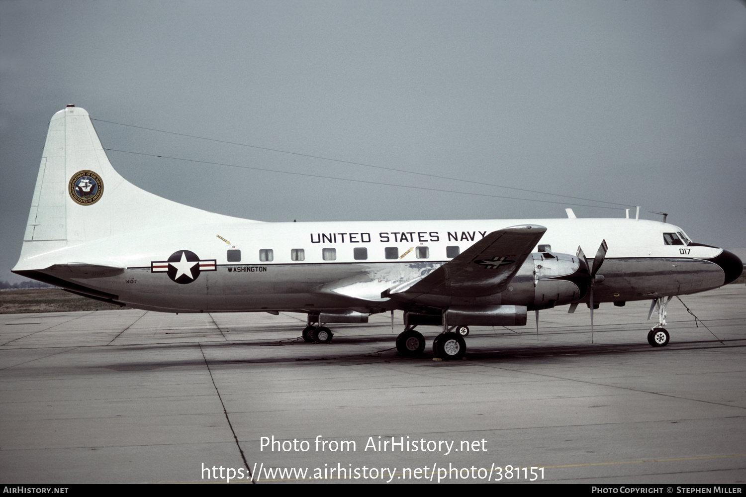 Aircraft Photo of 141017 | Convair C-131F | USA - Navy | AirHistory.net #381151