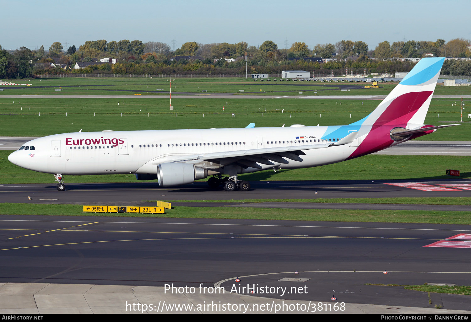 Aircraft Photo of D-AXGE | Airbus A330-202 | Eurowings | AirHistory.net #381168