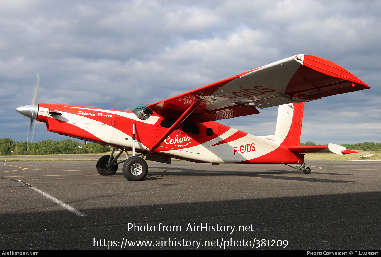 Aircraft Photo of F-GIDS | Pilatus PC-6/B2-H2 Turbo Porter | AirHistory.net #381209