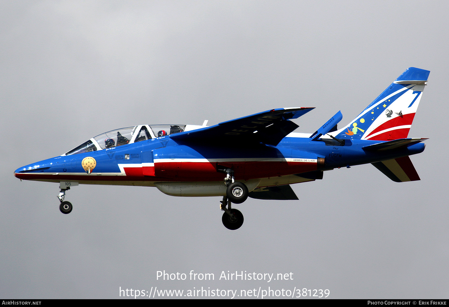 Aircraft Photo of E105 | Dassault-Dornier Alpha Jet E | France - Air Force | AirHistory.net #381239