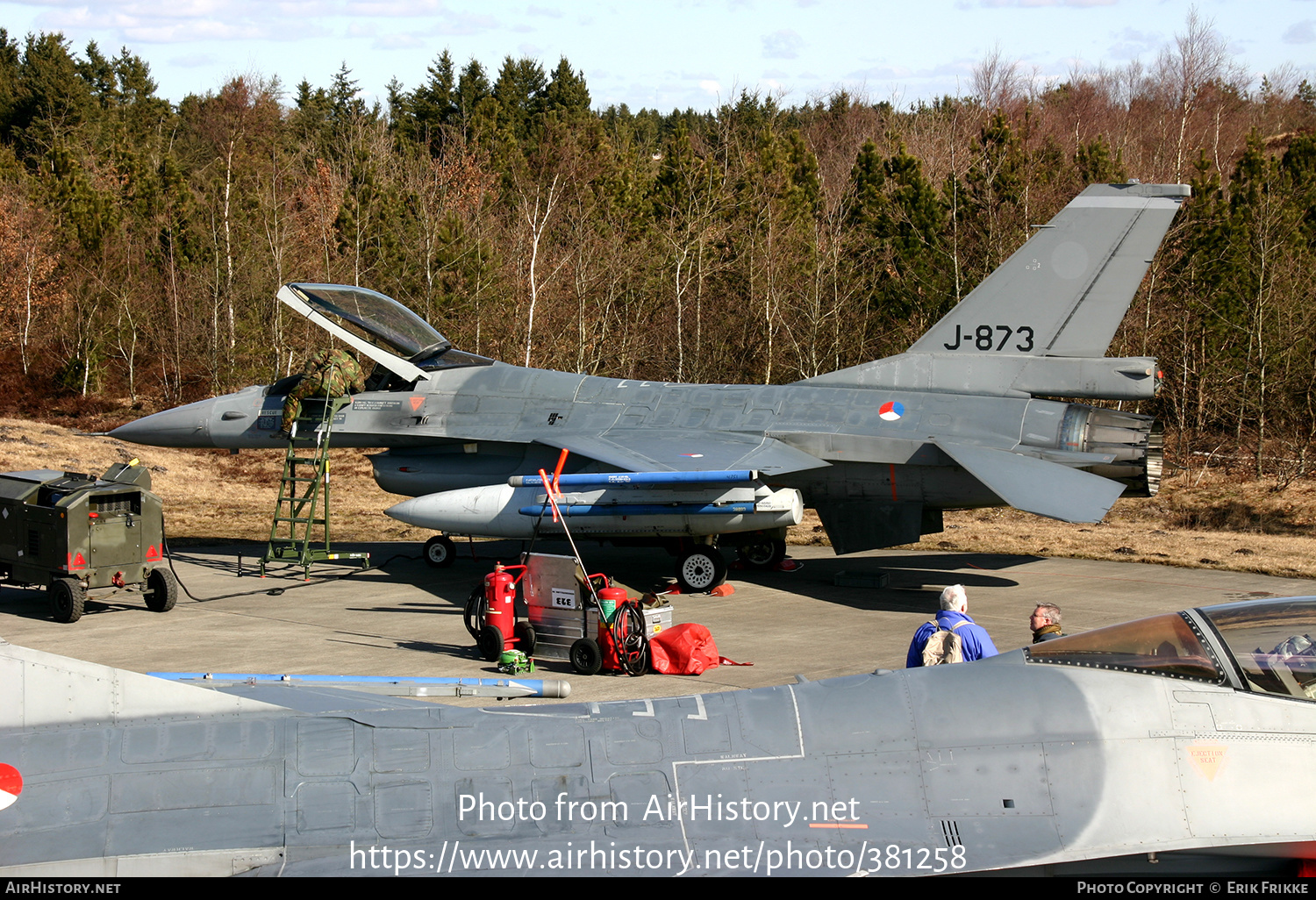 Aircraft Photo of J-873 | General Dynamics F-16A Fighting Falcon | Netherlands - Air Force | AirHistory.net #381258