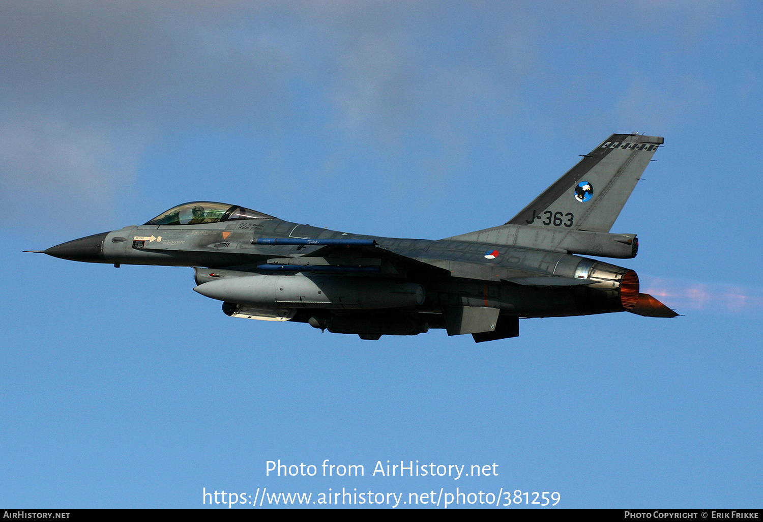 Aircraft Photo of J-363 | General Dynamics F-16AM Fighting Falcon | Netherlands - Air Force | AirHistory.net #381259