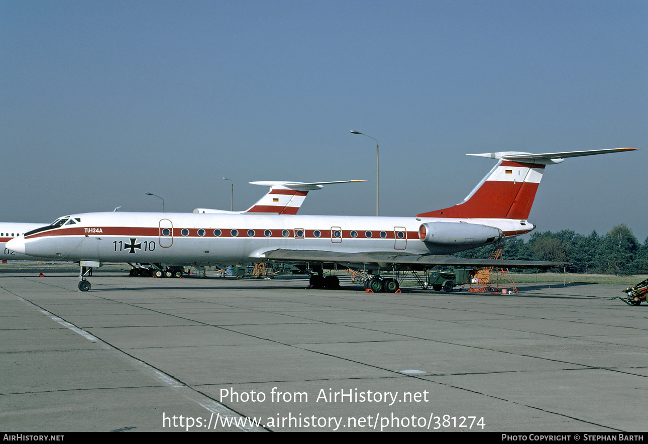 Aircraft Photo of 1110 | Tupolev Tu-134AK | Germany - Air Force | AirHistory.net #381274