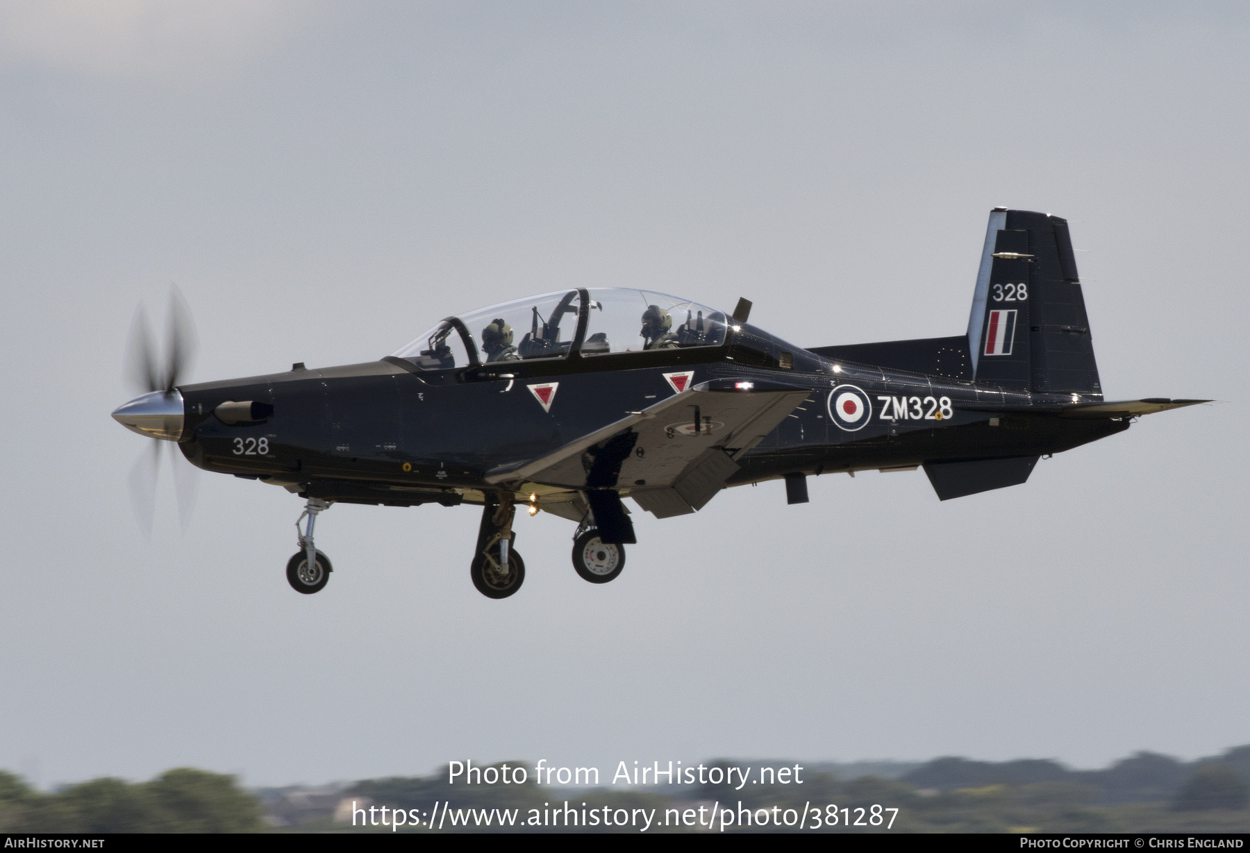 Aircraft Photo of ZM328 | Textron T-6C Texan T1 | UK - Air Force | AirHistory.net #381287