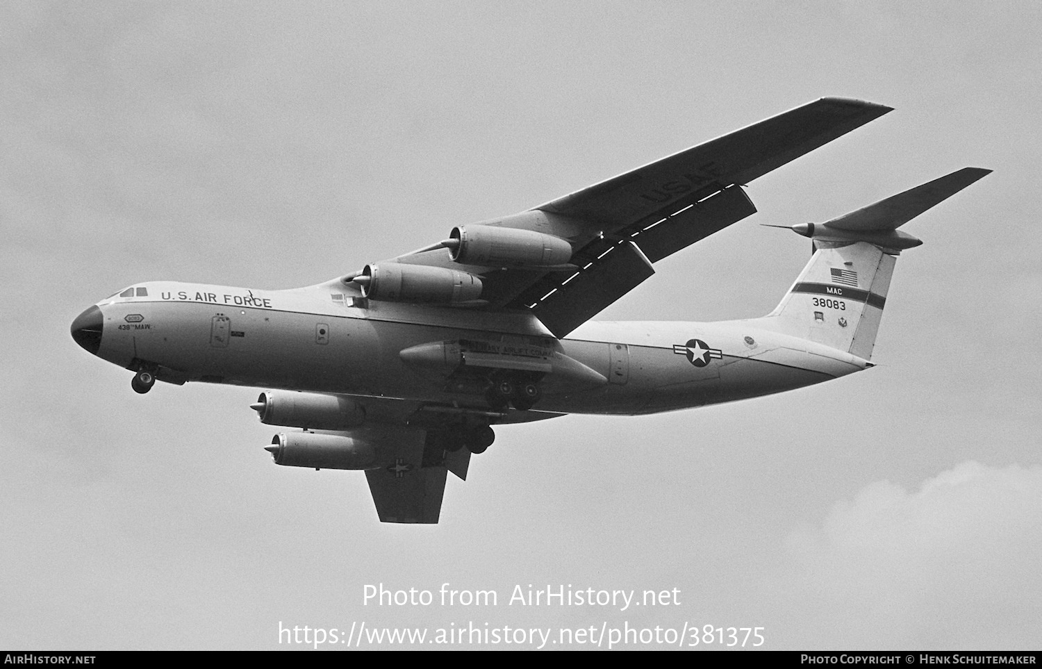 Aircraft Photo of 63-8083 / 38083 | Lockheed C-141A Starlifter | USA - Air Force | AirHistory.net #381375