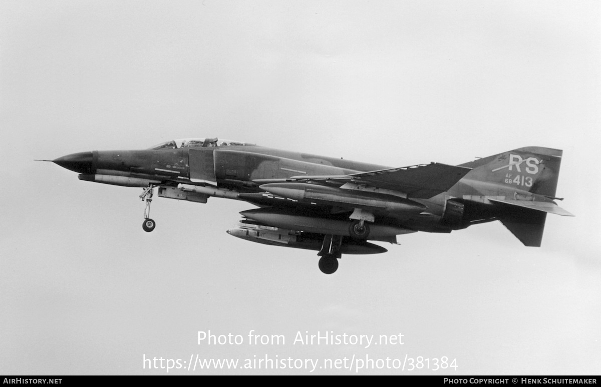 Aircraft Photo of 68-0413 / AF68-413 | McDonnell Douglas F-4E Phantom II | USA - Air Force | AirHistory.net #381384