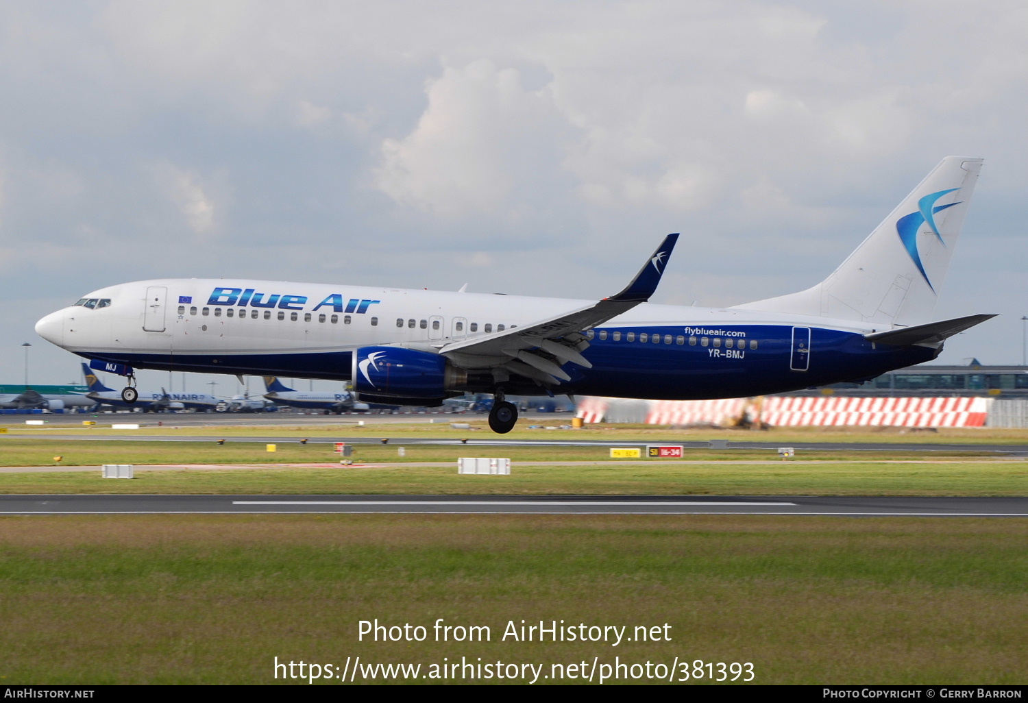 Aircraft Photo of YR-BMJ | Boeing 737-82R | Blue Air | AirHistory.net #381393