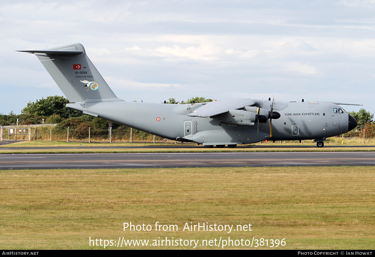 Aircraft Photo of 18-0094 | Airbus A400M Atlas | Turkey - Air Force | AirHistory.net #381396