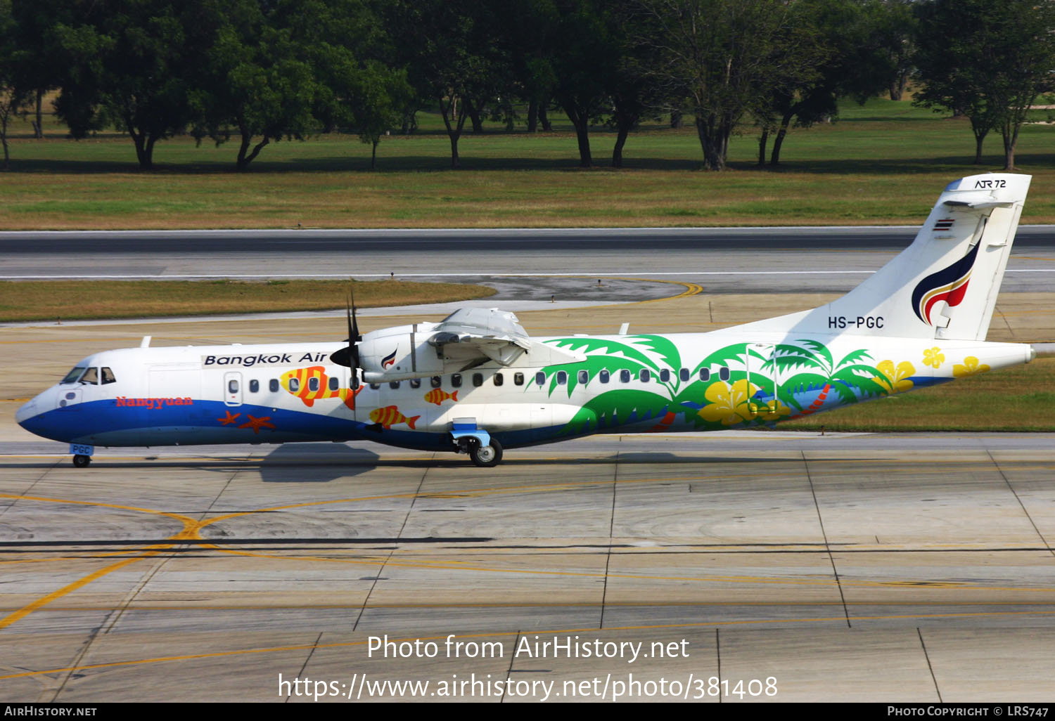 Aircraft Photo of HS-PGC | ATR ATR-72-500 (ATR-72-212A) | Bangkok Airways | AirHistory.net #381408