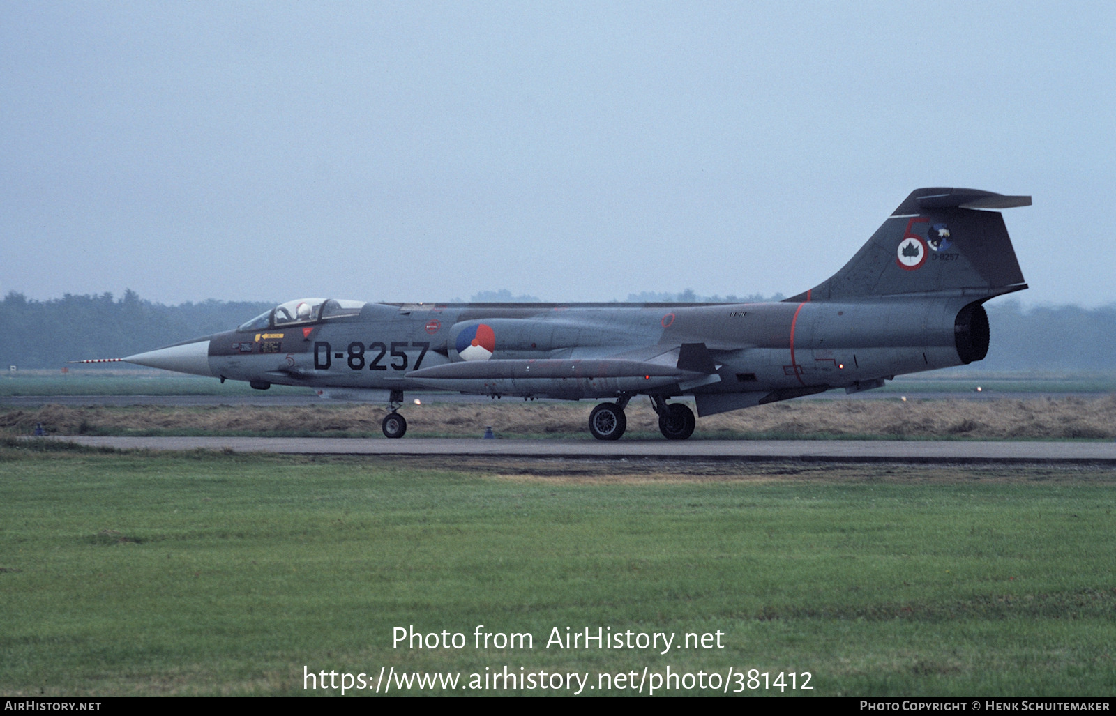 Aircraft Photo of D-8257 | Lockheed F-104G Starfighter | Netherlands - Air Force | AirHistory.net #381412