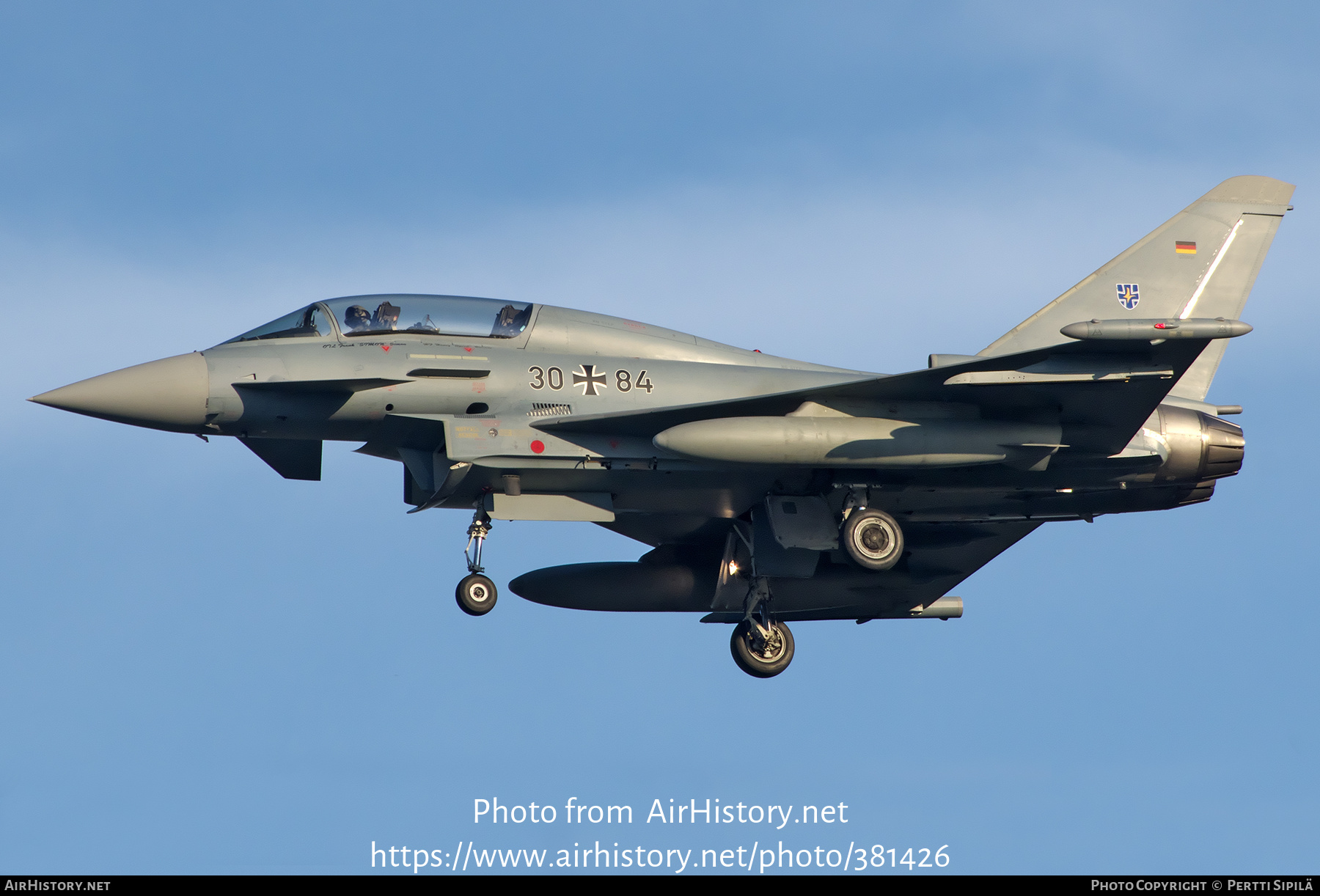 Aircraft Photo of 3084 | Eurofighter EF-2000 Typhoon T | Germany - Air Force | AirHistory.net #381426