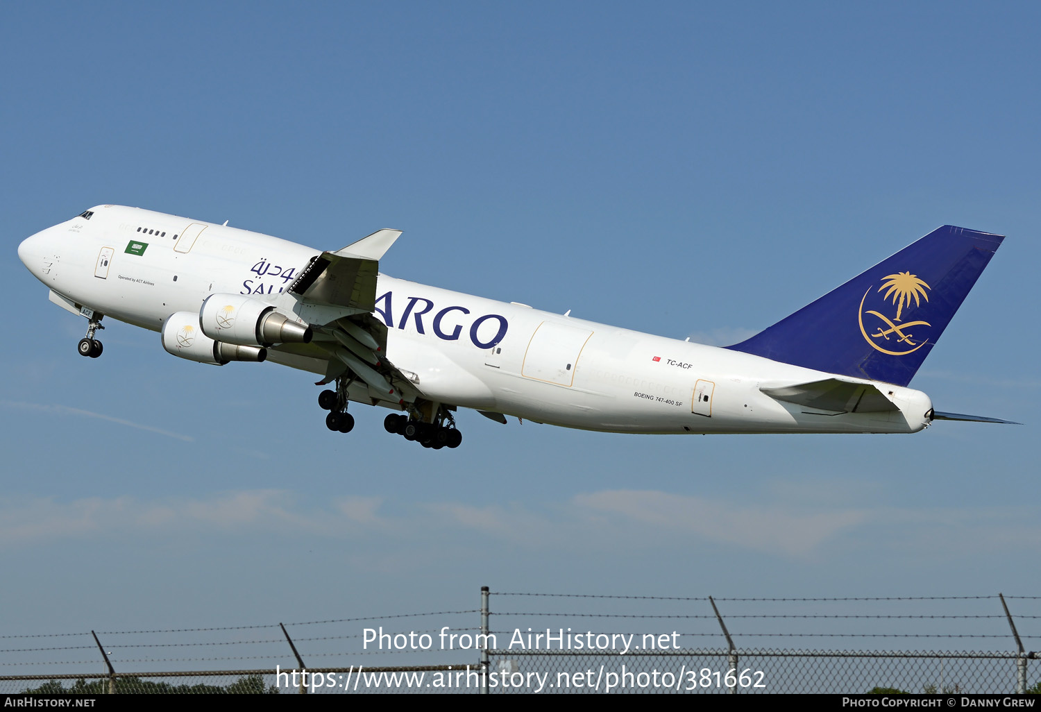 Aircraft Photo of TC-ACF | Boeing 747-481(BDSF) | Saudia - Saudi Arabian Airlines Cargo | AirHistory.net #381662