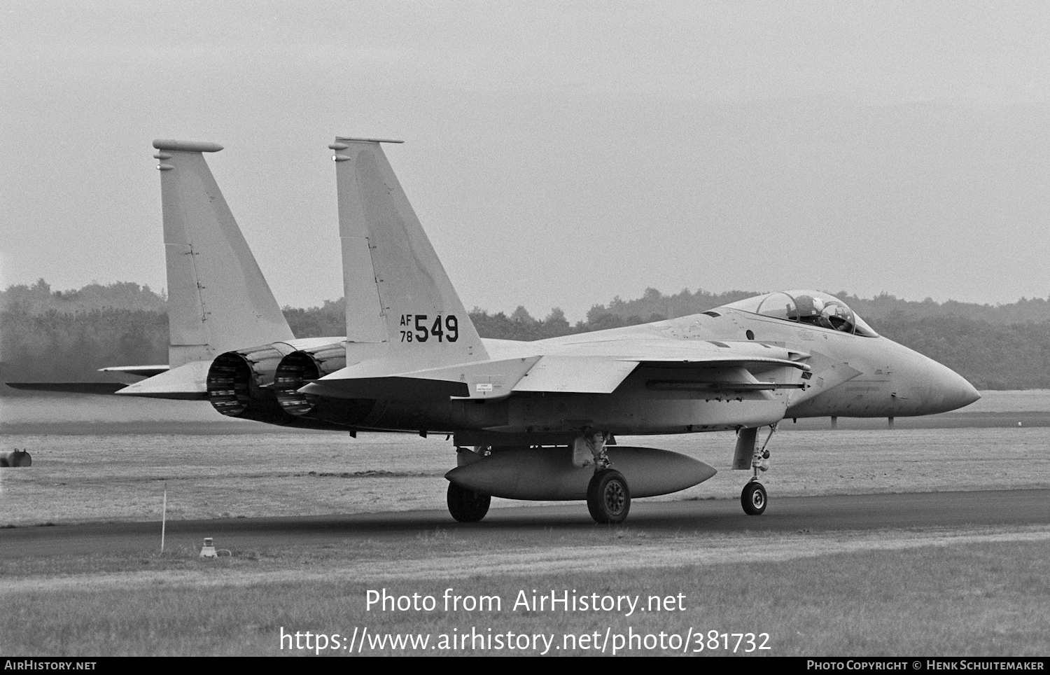 Aircraft Photo of 78-0549 / AF78-549 | McDonnell Douglas F-15C Eagle | USA - Air Force | AirHistory.net #381732