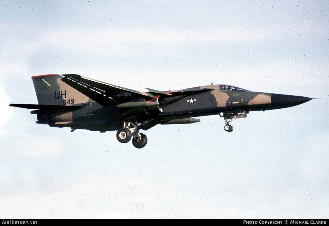 Aircraft Photo of 68-0049 / AF68-049 | General Dynamics F-111E Aardvark | USA - Air Force | AirHistory.net #381749