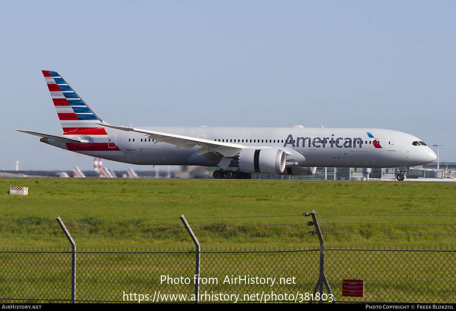 Aircraft Photo of N820AL | Boeing 787-9 Dreamliner | American Airlines | AirHistory.net #381803