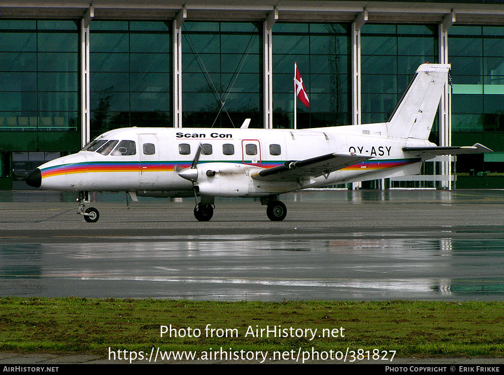 Aircraft Photo of OY-ASY | Embraer EMB-110P1 Bandeirante | Scan Con | AirHistory.net #381827