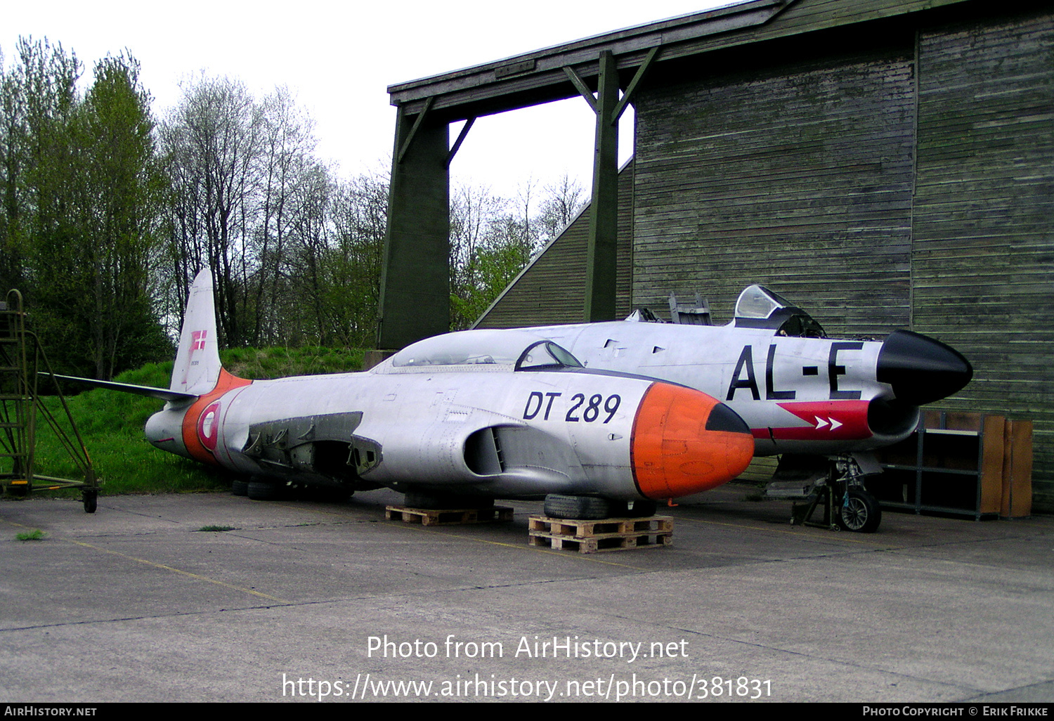 Aircraft Photo of DT-289 / 19289 | Lockheed T-33A | Denmark - Air Force | AirHistory.net #381831