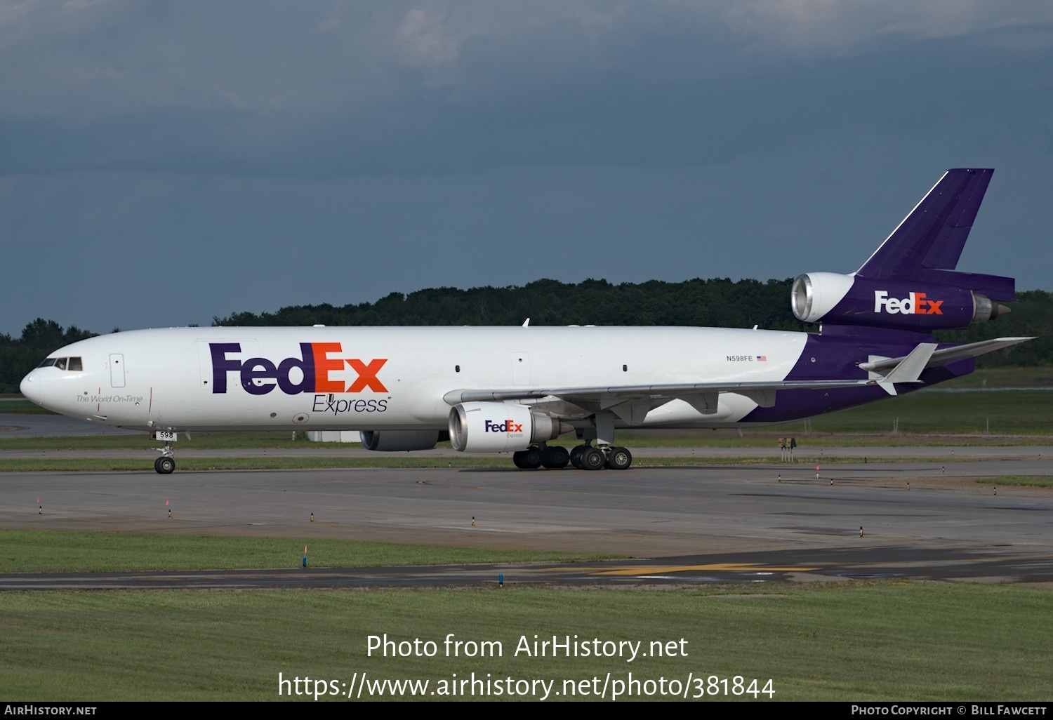 Aircraft Photo of N598FE | McDonnell Douglas MD-11/F | FedEx Express - Federal Express | AirHistory.net #381844