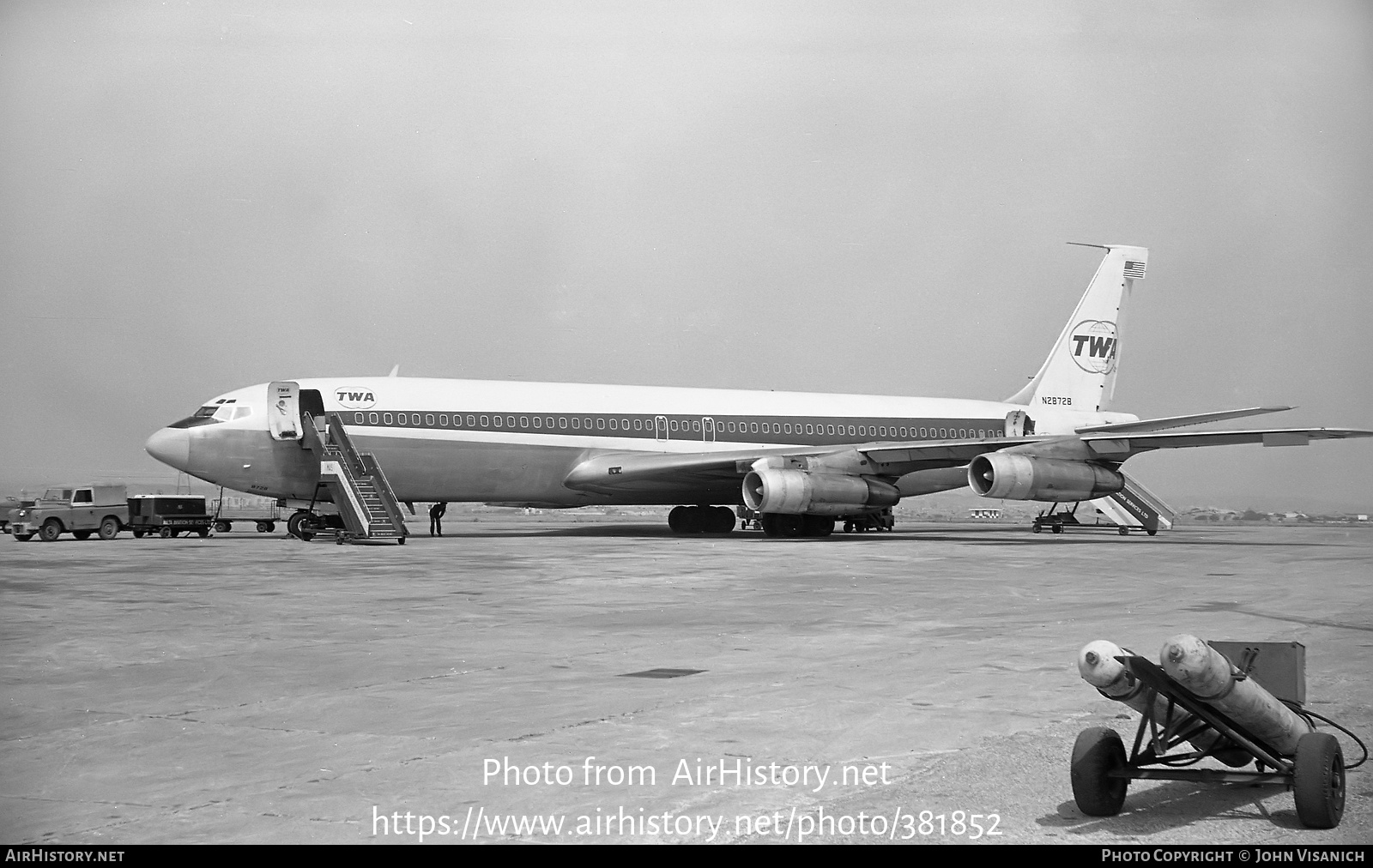 Aircraft Photo of N28728 | Boeing 707-331B | Trans World Airlines - TWA | AirHistory.net #381852