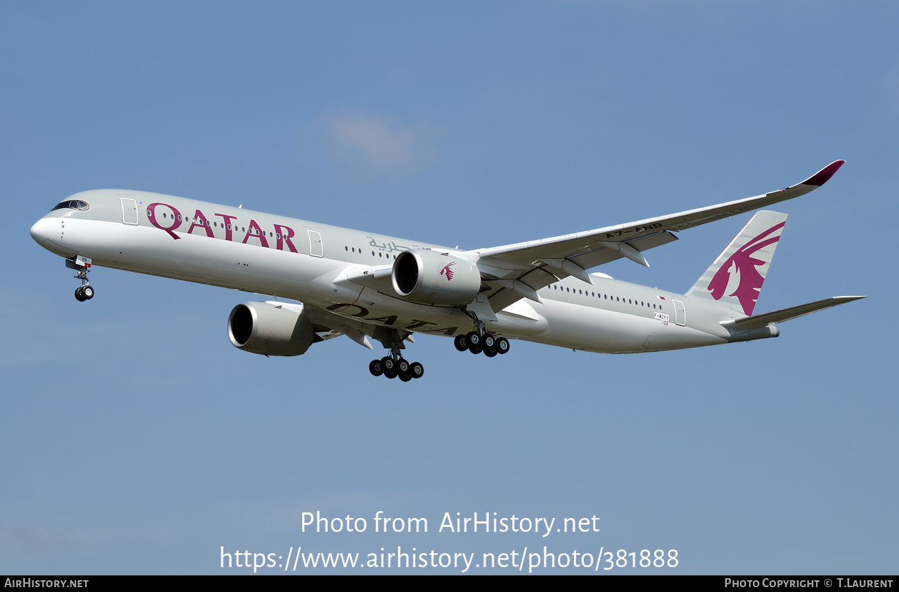 Aircraft Photo of F-WZFY | Airbus A350-1041 | Qatar Airways | AirHistory.net #381888