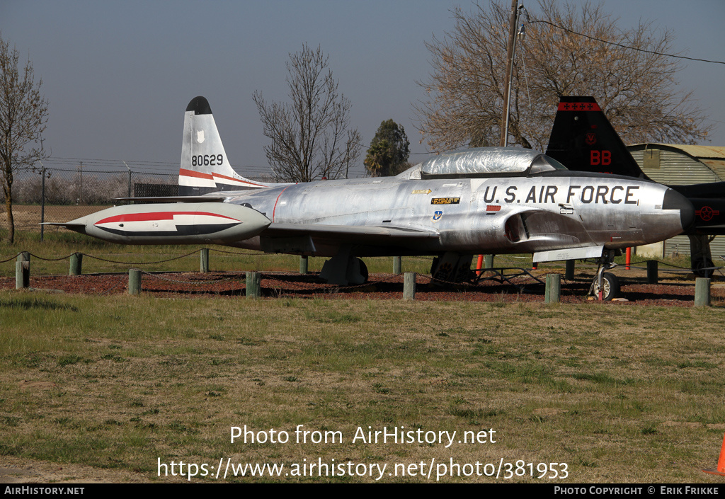 Aircraft Photo of 58-0629 / 80629 | Lockheed T-33A | USA - Air Force | AirHistory.net #381953