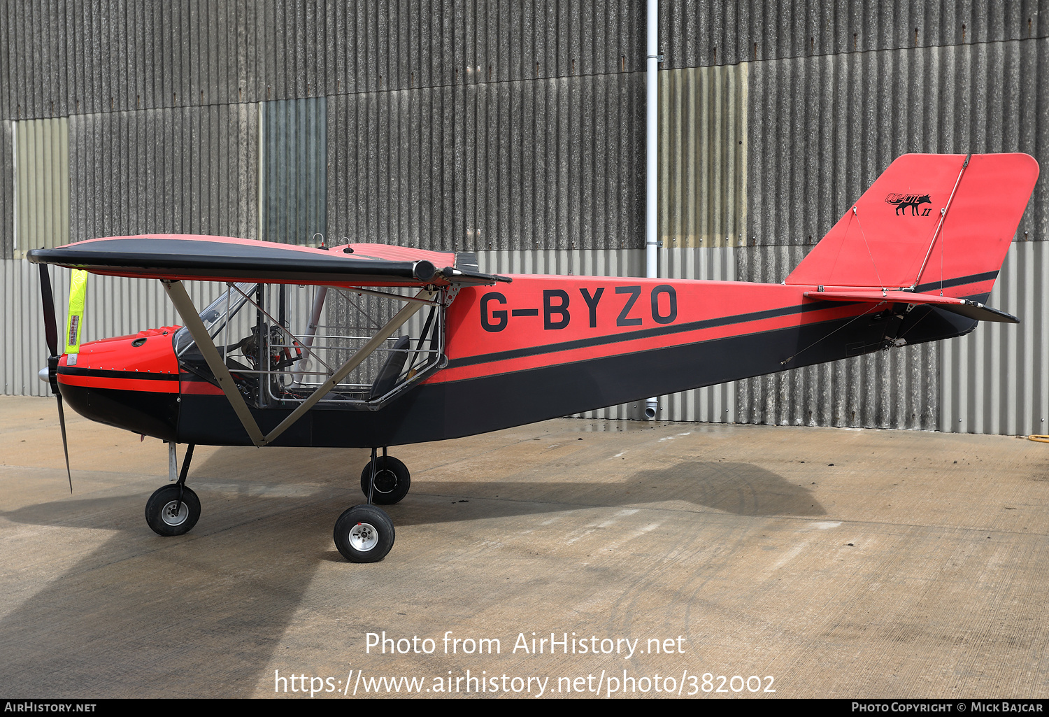 Aircraft Photo of G-BYZO | Rans S-6ES/TR Coyote II | AirHistory.net #382002