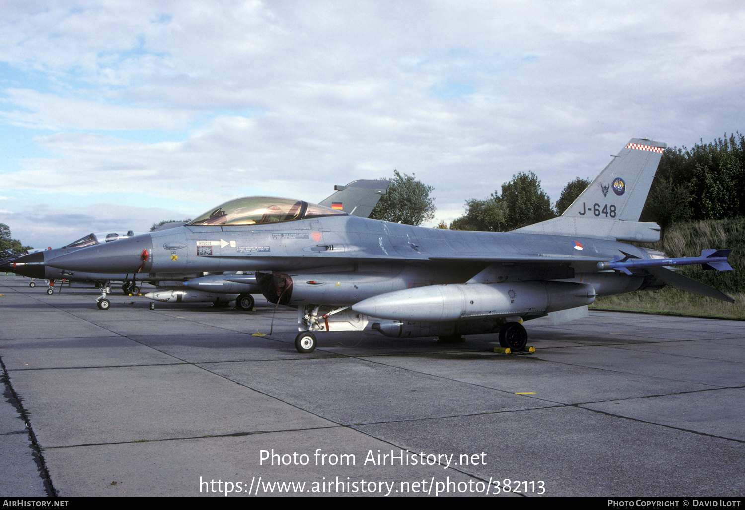 Aircraft Photo of J-648 | General Dynamics F-16A(R) Fighting Falcon | Netherlands - Air Force | AirHistory.net #382113