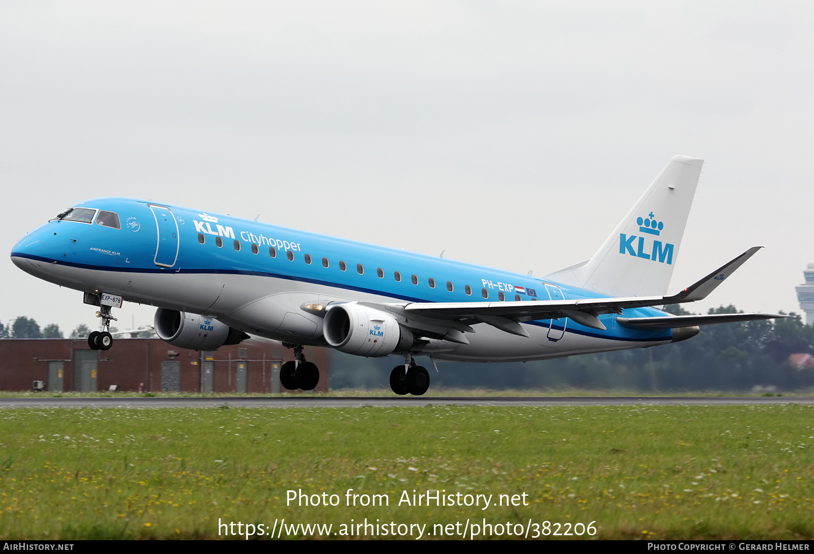 Aircraft Photo of PH-EXP | Embraer 175STD (ERJ-170-200STD) | KLM Cityhopper | AirHistory.net #382206