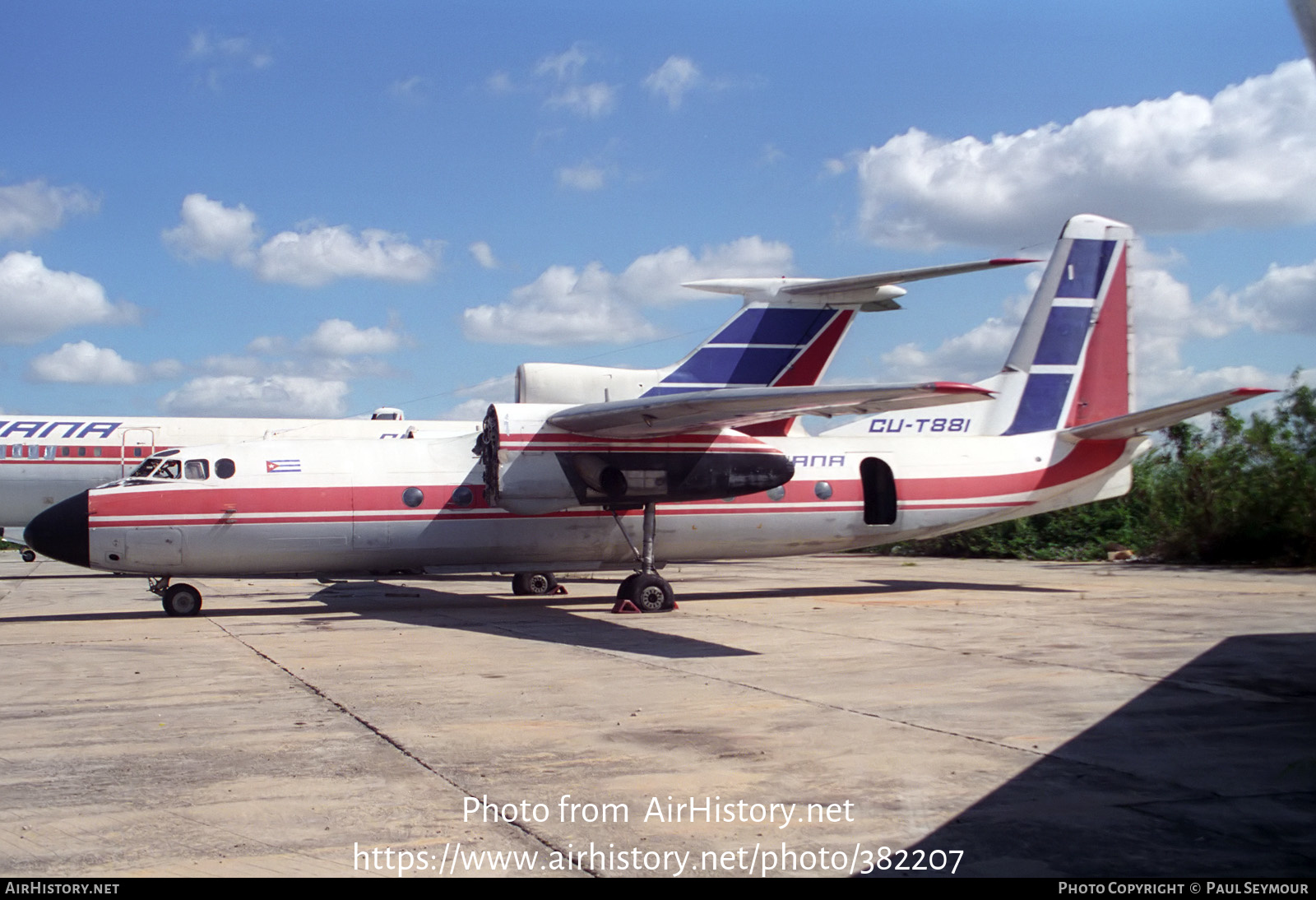 Aircraft Photo of CU-T881 | Antonov An-24V | Cubana | AirHistory.net #382207