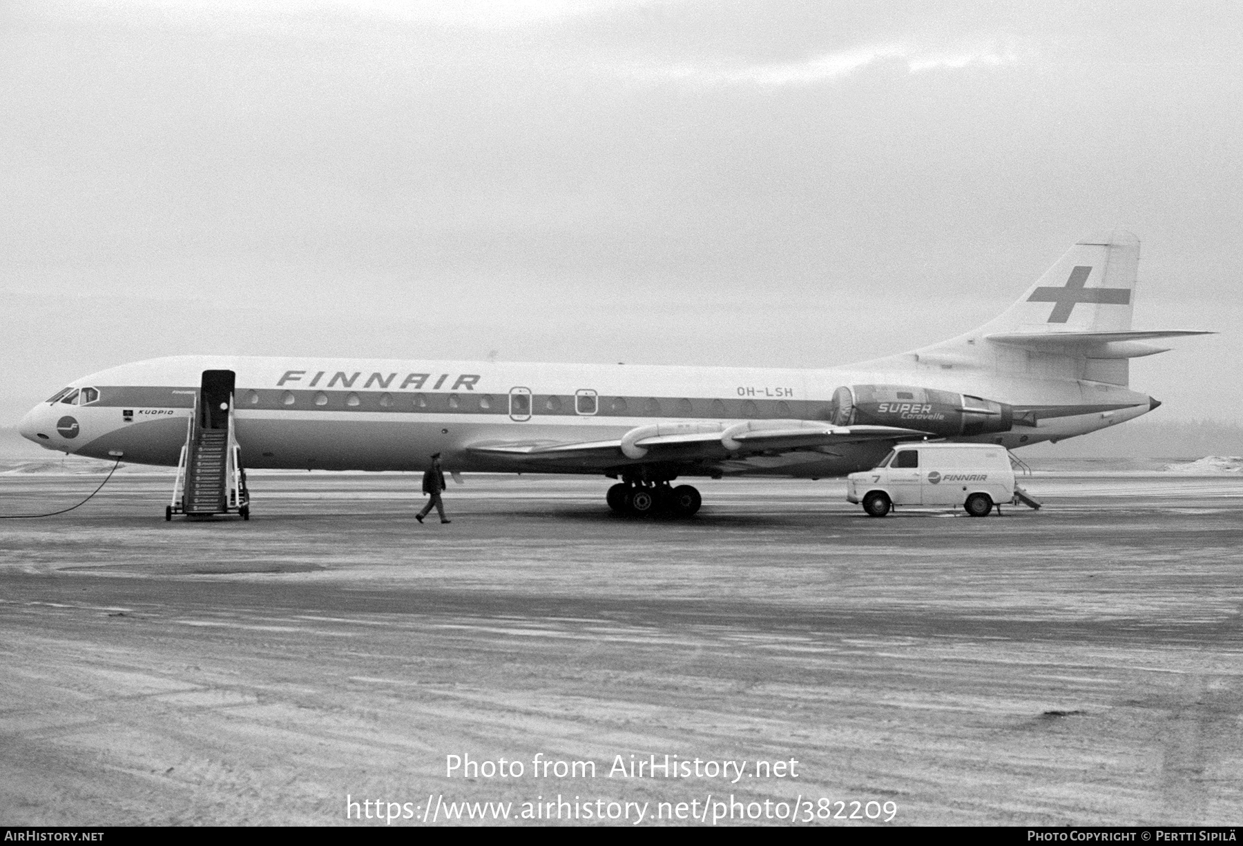 Aircraft Photo of OH-LSH | Sud SE-210 Caravelle 10B3 Super B | Finnair | AirHistory.net #382209