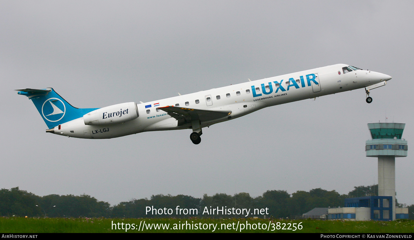 Aircraft Photo of LX-LGJ | Embraer ERJ-145LU (EMB-145LU) | Luxair | AirHistory.net #382256