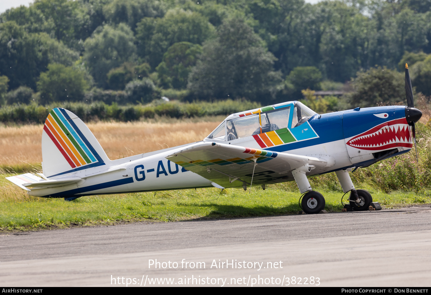 Aircraft Photo of G-AOZP | De Havilland DHC-1 Chipmunk Mk22 | AirHistory.net #382283