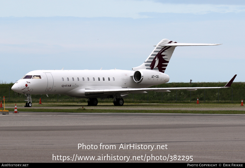 Aircraft Photo of A7-CEI | Bombardier Global 5000 (BD-700-1A11) | Qatar Executive | AirHistory.net #382295