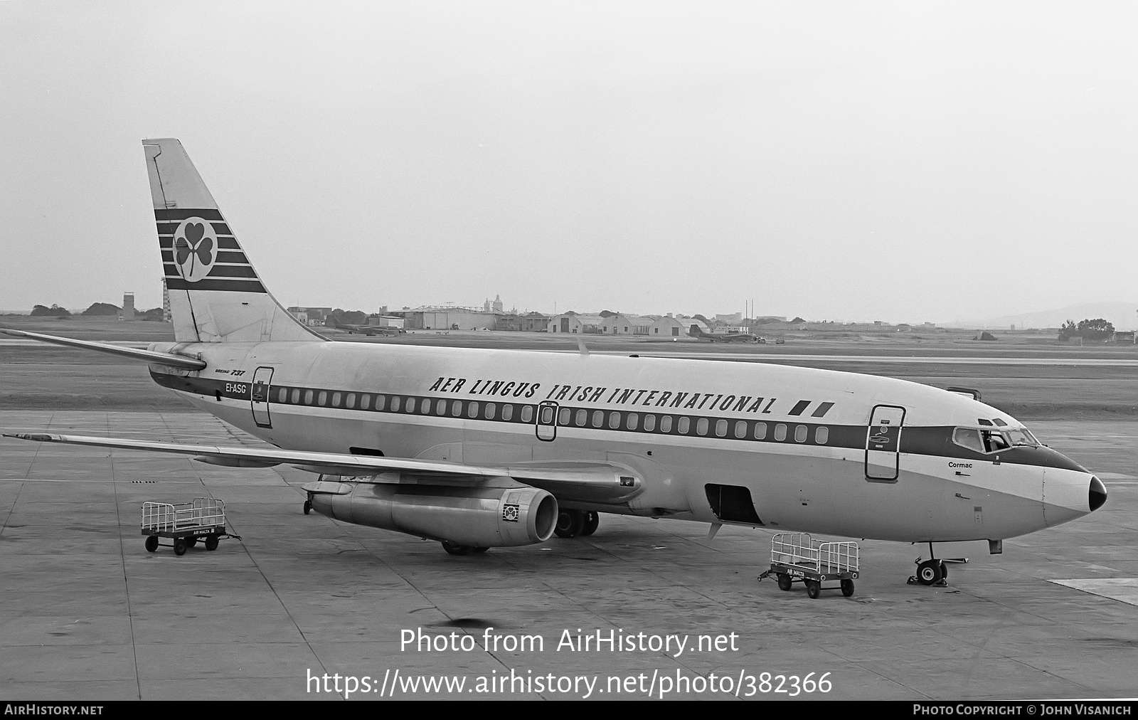 Aircraft Photo of EI-ASG | Boeing 737-248 | Aer Lingus - Irish International Airlines | AirHistory.net #382366