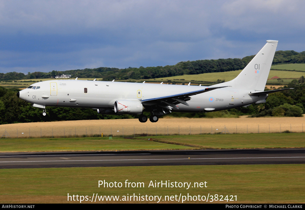 Aircraft Photo of ZP801 | Boeing P-8A Poseidon MRA1 | UK - Air Force | AirHistory.net #382421