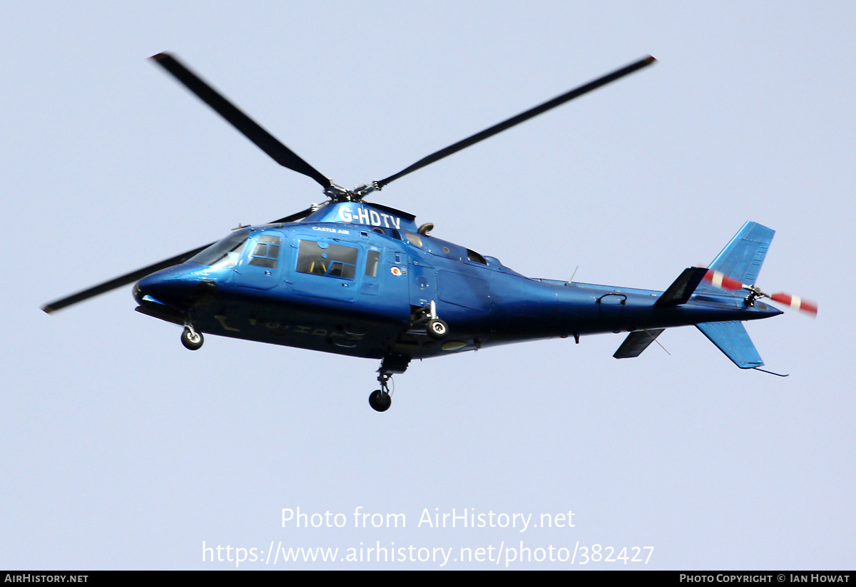 Aircraft Photo of G-HDTV | Agusta A-109A Mk2 | Castle Air | AirHistory.net #382427