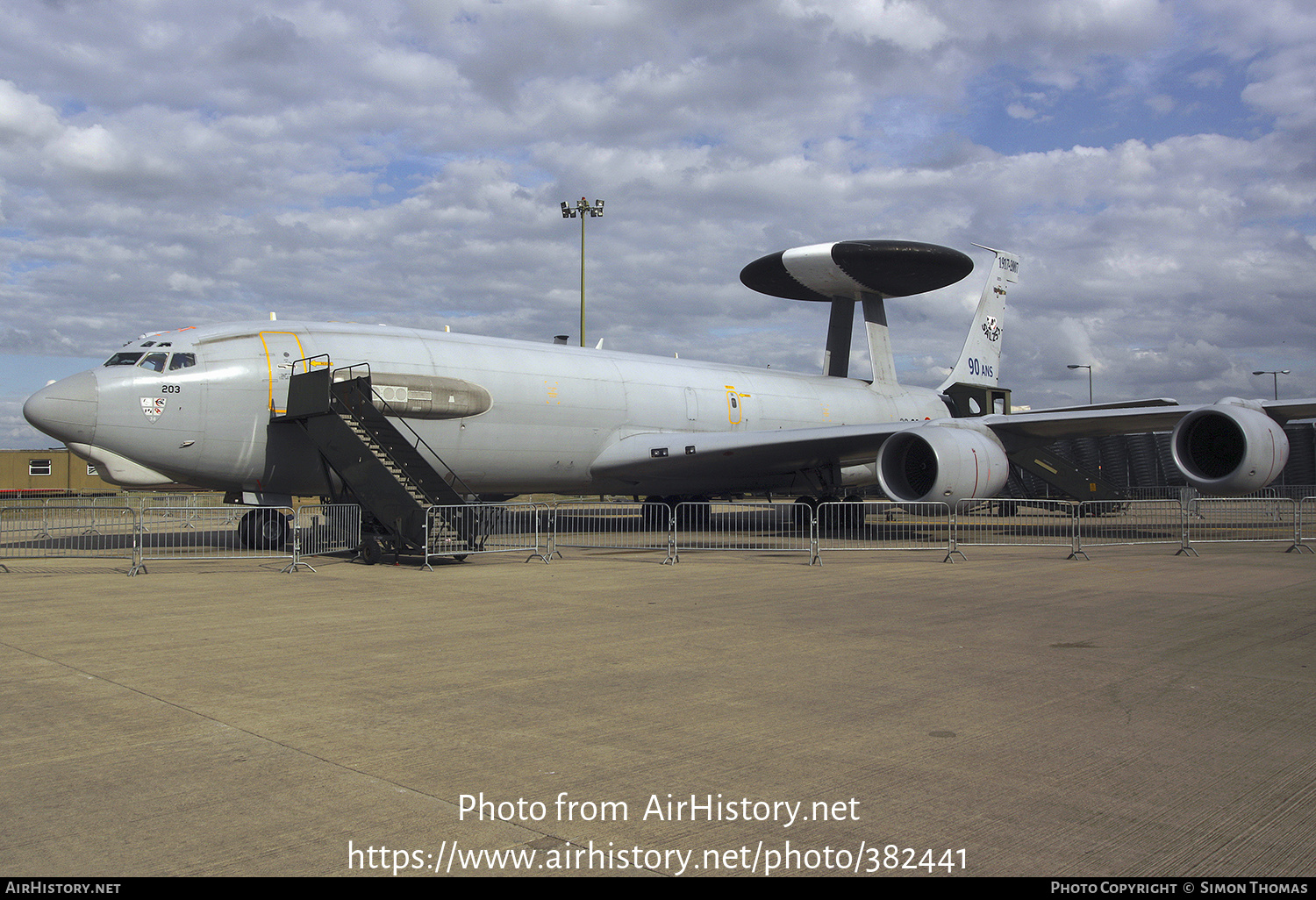 Aircraft Photo of 203 | Boeing E-3F Sentry | France - Air Force | AirHistory.net #382441