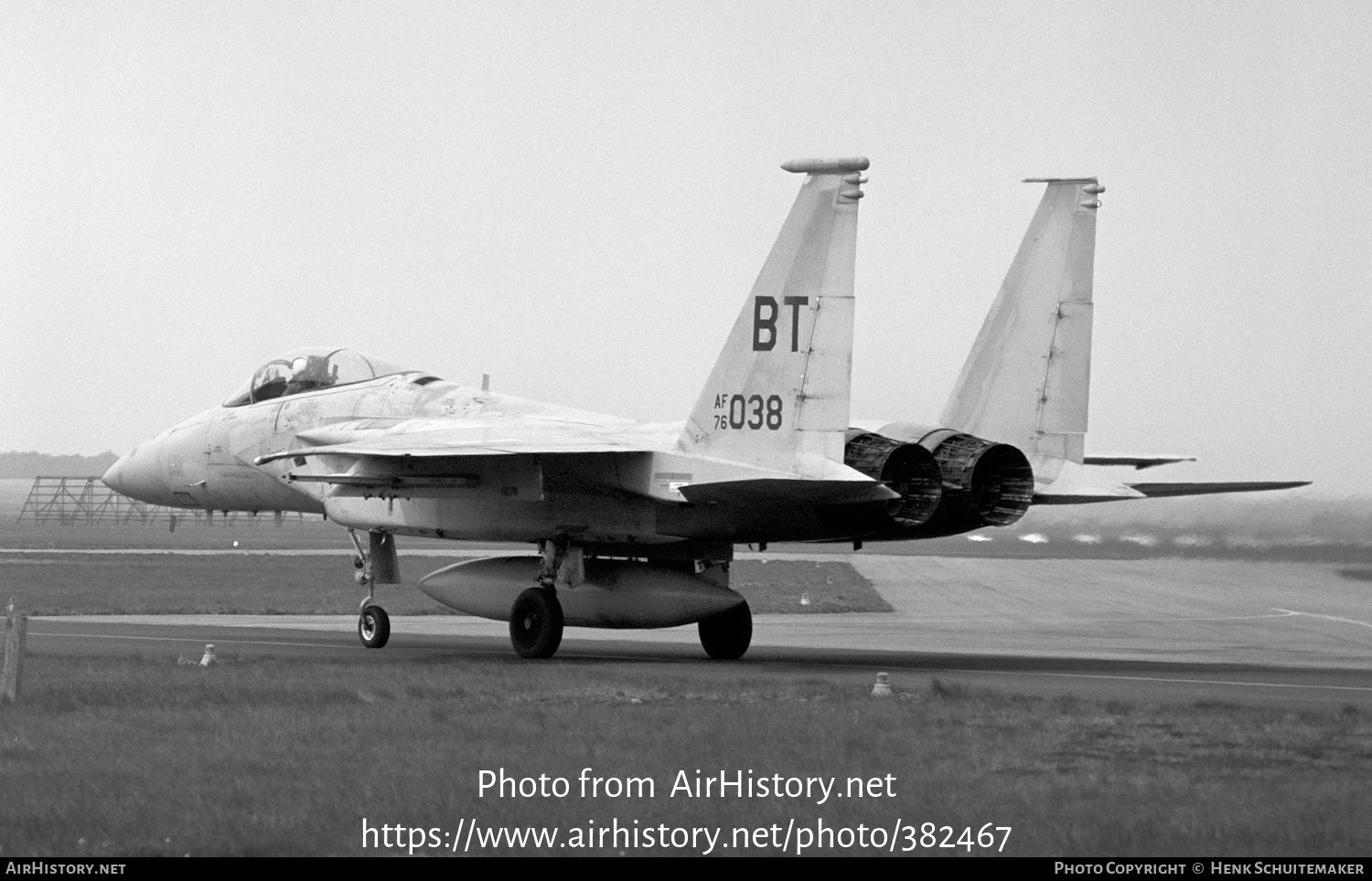 Aircraft Photo of 76-0038 / AF76-038 | McDonnell Douglas F-15A Eagle | USA - Air Force | AirHistory.net #382467