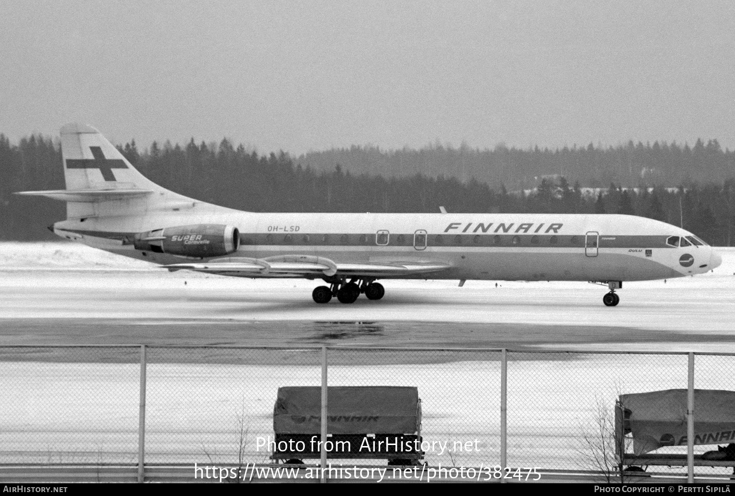 Aircraft Photo of OH-LSD | Sud SE-210 Caravelle 10B3 Super B | Finnair | AirHistory.net #382475