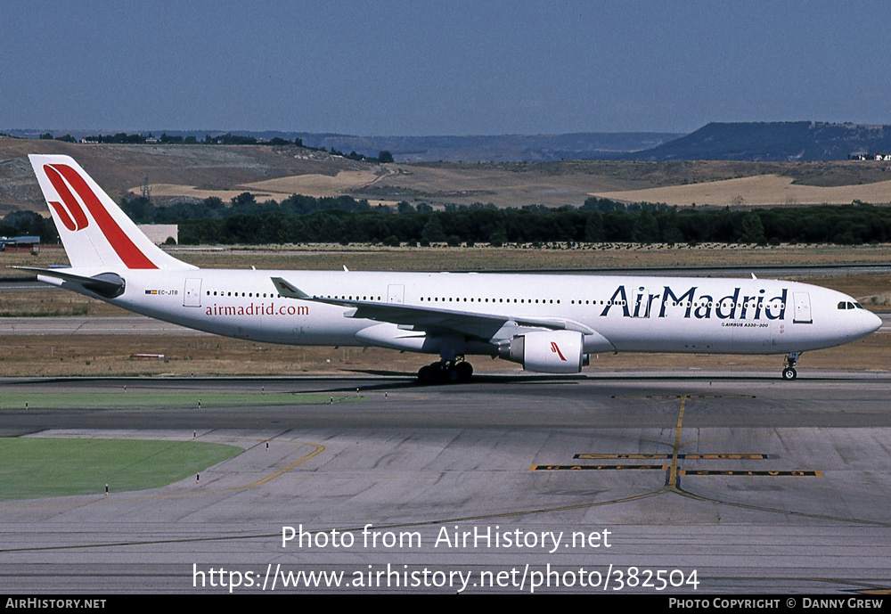 Aircraft Photo of EC-JTB | Airbus A330-322 | Air Madrid | AirHistory.net #382504